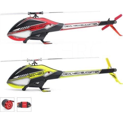 ALZRC - Devil 420 FAST FBL Combo Frame 420 RC Helicopter- Silver/Black - 2019