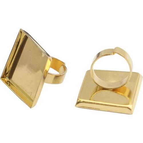 Beadsnice 25mm Adjustable Blank Ring Setting Bezel Setting Ring Base Handmade Diy Jewelry Making 27248