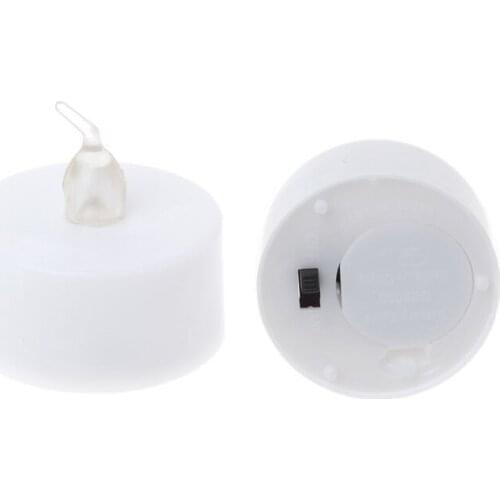 Flameless Electronic LED Candle Flickering Tealight Night Light Home Decor