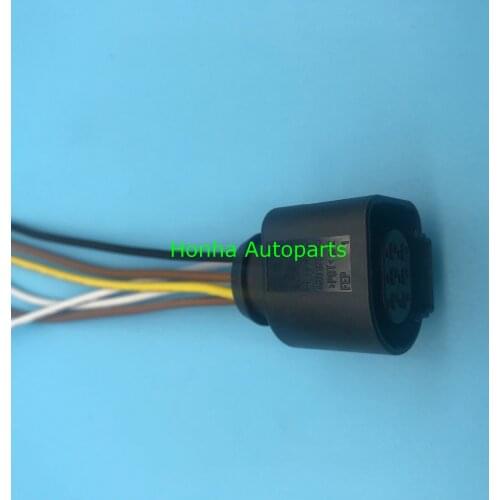 FREE shipping 2/5/10/20 pcs 4H0973713 3B0973813 6 pin male and female connector with wire or without wire