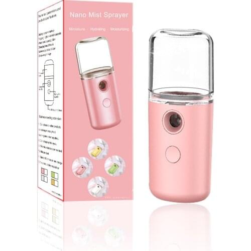 Free shipping Portable Face Moisturizing Hydrating Facial Vaporizer USB Charging Mini Water Replenishing Instrument