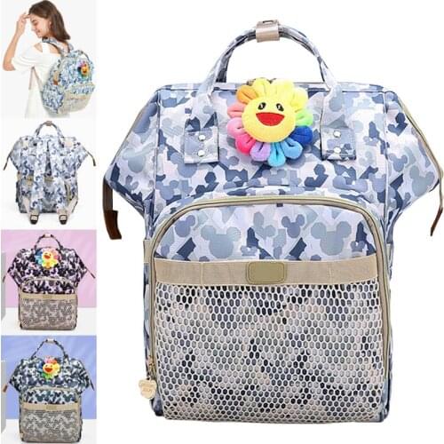 Baby Bag Backpack Mommy Diaper Bags Large Capacity Baby Nappy Bag Nursing Fashion Travel Backpack Baby Care Bag for Mother Kid