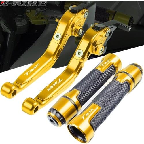 For YAMAHA TMAX T-MAX 530 500 560 TMAX500 TMAX530 SX DX 2015 2016 2017 2018 2019 Motorcycle Brake Clutch Lever Handbar Ends