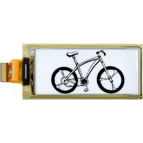 2.9inch E-Ink Display HAT for Raspberry Pi 296×128 Resolution with Embedded Controller Without PCB Supports Partial Refresh