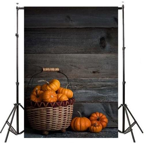 Halloween Photography Background pumpkin Kids Children Bat Spider Photo Wooden board Backdrop Halloween Party Banner Studio