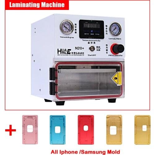 HUATALE N20+ N20 Plus MINI LCD Laminating Machine OCA Laminator 10 inchfor Screen Refurbish Repair with mold