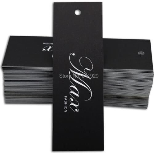 Customized bag/shoes/bra hangtag/clothing label/clothing hangtag/garment label printing/Free Shipping+drill hole+7" Glue needle