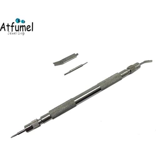 5Set Handed Watch Tool Metal Spring Pine Needle Watch Band Replace Needle Bar Connection Pin Remover Tool Set Double Ended Tool