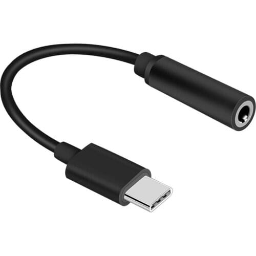 Type C to 3.5mm headphone cable adapter, suitable for MOTO Z Xiaomi Mi 6 8 9 10 Huawei P20 P30 P40pro Letv 2 OnePlus 6T 7 Pro