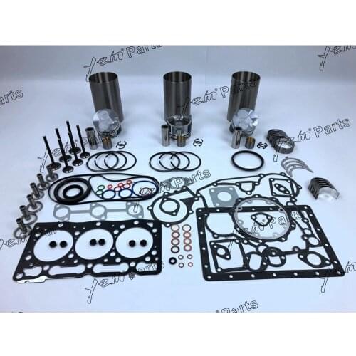 D1105 Overhaul Repair Kit With Piston Ring Full Gasket Set Bearing Valves For Kubota Engine Parts