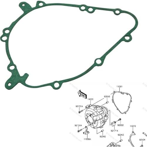 Motorcycle Engine Generator Cover Gasket For Kawasaki Versys 1000 KLZ1000 2012-2020 Z1000 ZR1000 2010-2016