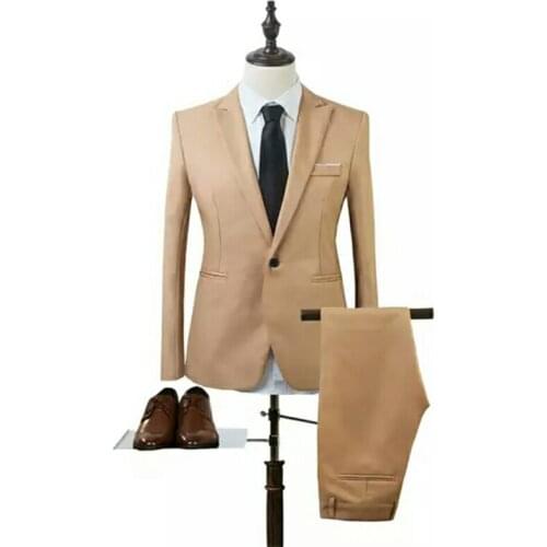 2020 Mens Suits For Wedding Groom Wear Best Man Wear Classic Formal Business Suit Dinner Suit Party Suit Two Piece(Jacket+Pants)