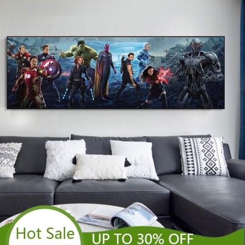 Marvel Movie Avengers EndGame Canvas Painting Poster and Prints Wall Art Pictures for Living Room Home Decoration Cuadros