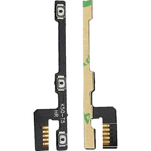 New Volume Button Switch Flex Cable For Lenovo A7000 K3 K50 T5 K50-T Power ON OFF Replacement