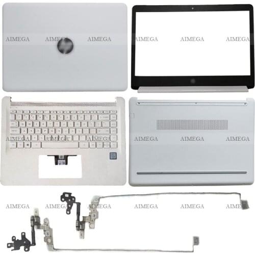 Original Laptop For HP 14-BP 14-BP660NA LCD Back Cover/Front Bezel/Hinges/Palmrest/Bottom Case White