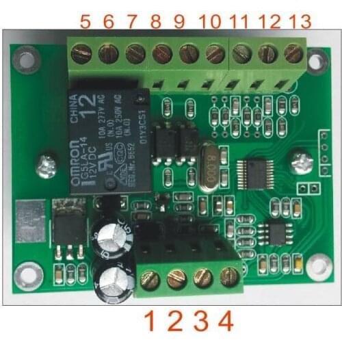 RS485 serial modbus Protocol industrial configuration analog switch input relay output module