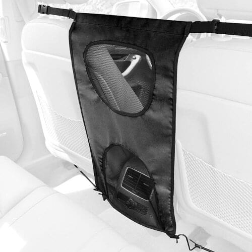 Car Pet Barrier Mesh Oxford Cloth Dog Car Safety Travel Isolation Net Vehicle Pet Car Back Seat Safety Barrier Mesh Pet Supplies