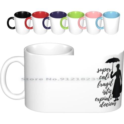 - Supercalifragilisticexpialidocious Ceramic Mugs Coffee Cups Milk Tea Mug Musical Classic Oldies Iconic Icon Julie Andrews