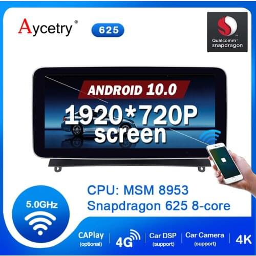 Qualcomm 8-core Car Radio Android 10 Multimedia autoradio for Mercedes benz C Class W204 2007-2010 stereo GPS 4G LTE no 2din dvd