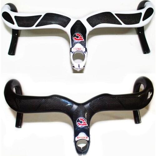 Ec90 bianca 's top carbon fiber one piece bicycle handlebar /carbon handle