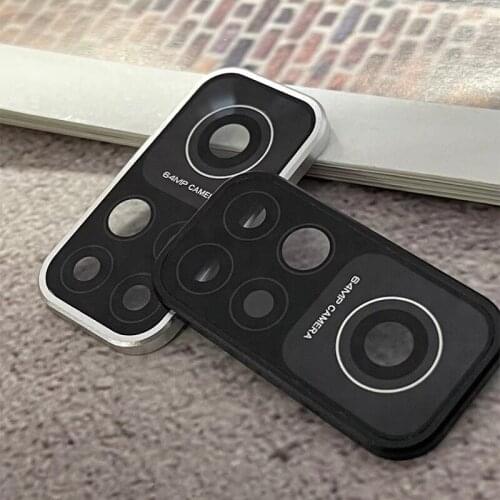 For Xiaomi Mi 10T Pro 5G Poco F2 Pro Camera screen Protectors For Redmi Note 9s 9 Pro Max Metal Ring Camera Protection Glass