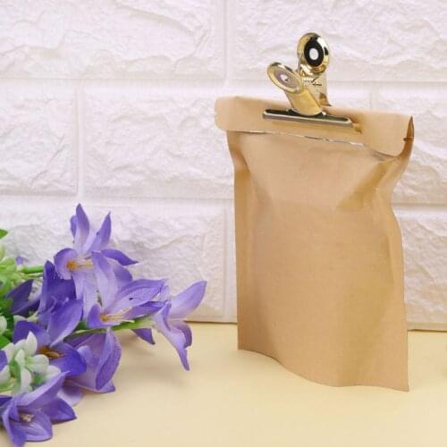 5 Pcs Bulldog Letter Grip Clips Stainless Steel Paper File Binder Clip Food Bag Sealing Clamps Stationary Office Supplies F1CC