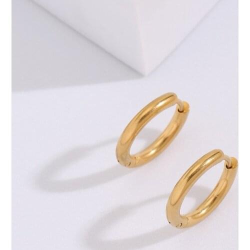 Stainless Steel Earrings Women Earrings Round Stainless Steel Earrings Banquet Dance Party Stylish Surprise Birthday Gift