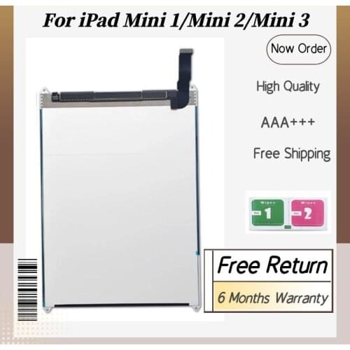 AAA+++ LCD Screen Display for iPad Mini 1 2 3 Mini1 Mini2 Mini3 A1432 A1454 A1455 A1489 A1490 A1491 A1600 A1601 7.9" Tablet PC