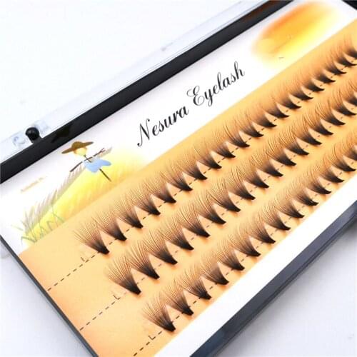 1 box of 60 strains of 20D glue eyelashes makeup false eyelashes personal grafting eyelash extension eyelashes free shipping