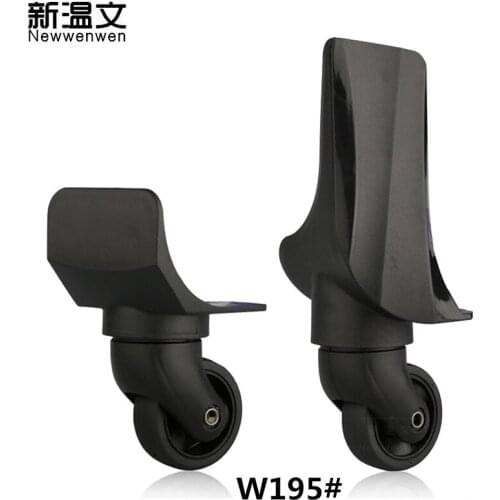 1 Pair Replacement Luggage Wheels,Wheels for Suitcases,Repair Leather Trolley Travel Suitcases Wheels W195