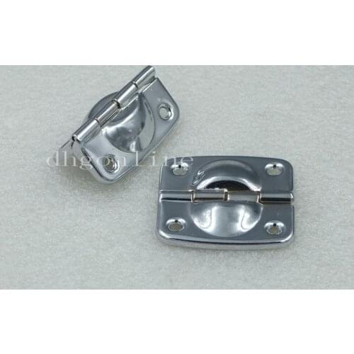 10 Sets 41mm x 38mm Teardrop Hinge Decorative with screw 16.1" x 15.1" for Hardware Small Wood Case or Box nickle