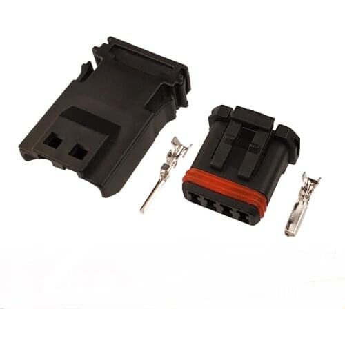 100SETS 4 Pin Electric Automotive Connector Female Male Socket For Auto Wiring Harness DJ7048-1.2-11/21