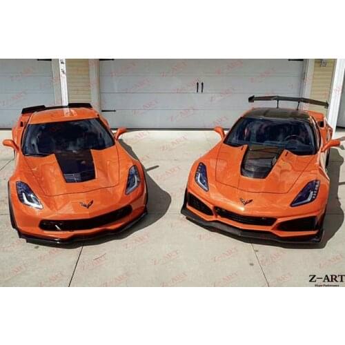 2014-2019 Z-ART for C7 ZR1 ZR1 body kit front bumper for C7 retrofit body kit for C7