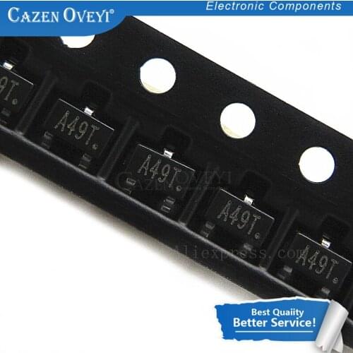 50pcs/lot AO3404 A49T SOT-23 In Stock