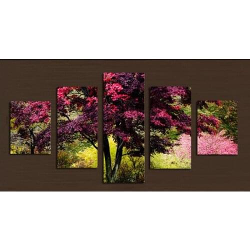 5P HUGE MODERN ABSTRACT WALL DECOR ART OIL PAINTING ON CANVAS no frame