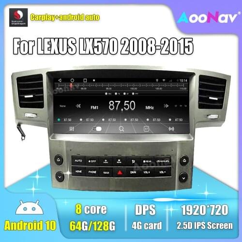 Android Car Multimedia Radio For LEXUS LX570 2008-2015 GPS Navigation Touch Screen Player Stereo Receiver