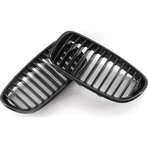 Shiny Gloss Black Car Front Grille Fit for BMW F10 F18 M5 2010-2017 Grill