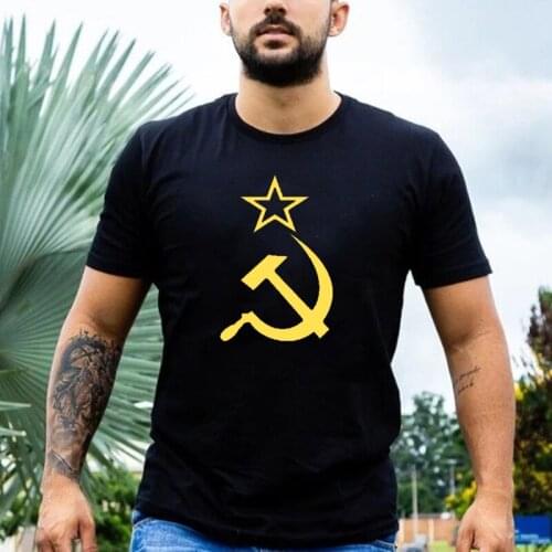Hot Sale New Style Redstar T-shirt Men and Women Short Sleeve Novelty Streetwear Fashion Tee T Shirts Men Clothing