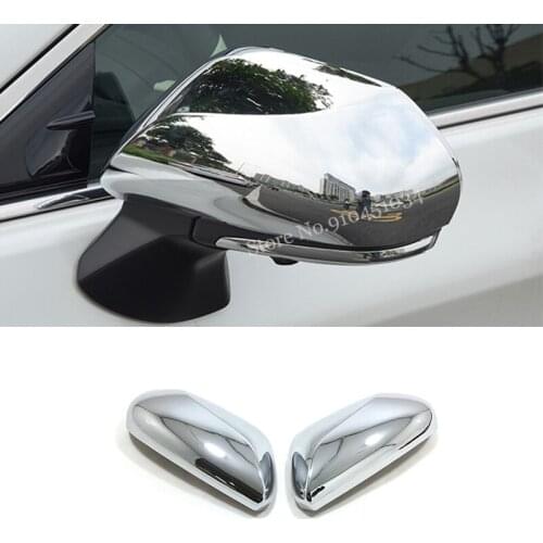 ABS Chrome For Toyota Avalon 2018 19 20 2021 Car side door rearview mirror cover Cover Trim Sticker Car Styling Accessories 2pcs