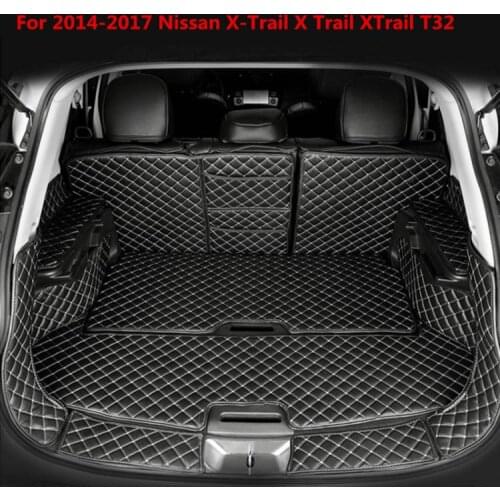 Car trunk mat for 2014-2017 Nissan X-Trail T32 Cargo Liner Interior Accessories Carpet car styling Foot Trunk mat