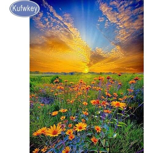 Natural scenery,5d Diamond Painting Sunrise,3d cross stitch,rhinestone embroidery ,paint with diamonds full square diy painting