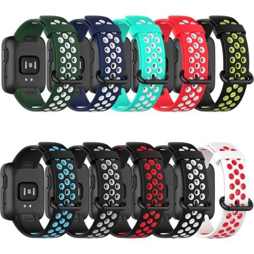 Silicone Strap For Xiaomi Mi Watch Lite Global Version Smart Watch Replacement Sport Bracelet Wristband for Redmi Watch Strap