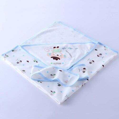 Summer New Baby Sleeping Bag Cotton Envelopes for Newborns Baby Boys Girls Cartoon Print Animal Infant Blankets Baby Sleepsacks