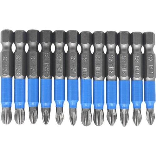Impact Screwdriver Bit Hex Shank Electric PH1/PH2/PH3/PZ1/PZ2/PZ3 Nut Driver