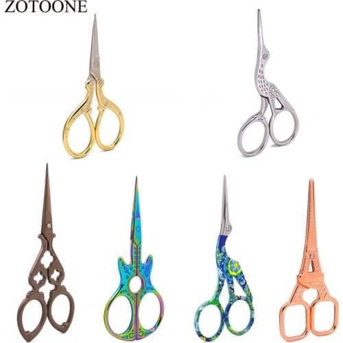 Sewing And Embroidery Vintage Scissors Craft Gold Zigzag Tailor Scissors For Fabric Thread Cutter Tools For Sewing Handicraft E