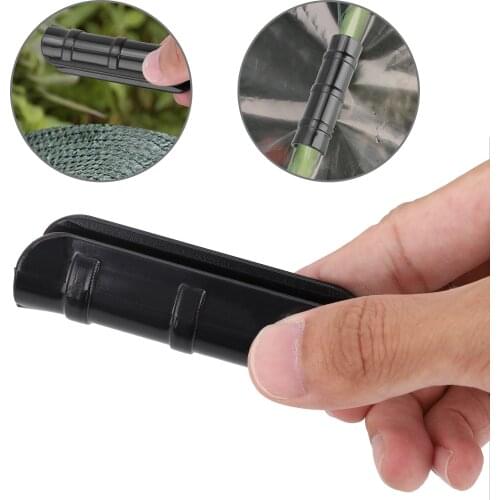 10pcs Greenhouse Film Clamp Fixture Alloy Firmly Heavy Duty Snap-on Jig Card Buckle Clamps