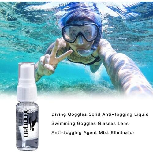 1pcs Defogger Solids State Defog Anti Fog Agent For Swim Goggles Glass Lens Diving Mask Cleaner Solution Antifogging Spray Mist