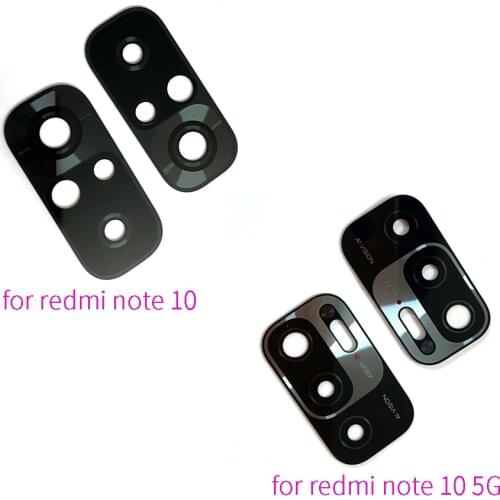 20PCS 50PCS For Xiaomi Redmi Note 10 5G Rear Back Camera Glass lens Cover with Adhesive Sticker