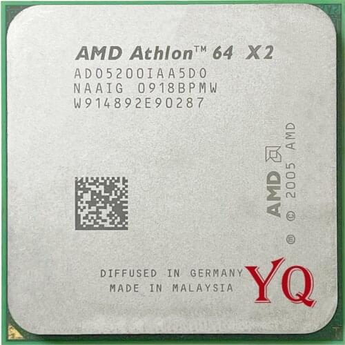 AMD Athlon 64 X2 5200+ X2 5200 2.7 GHz Dual-Core CPU Processor ADO5200IAA5DO Socket AM2