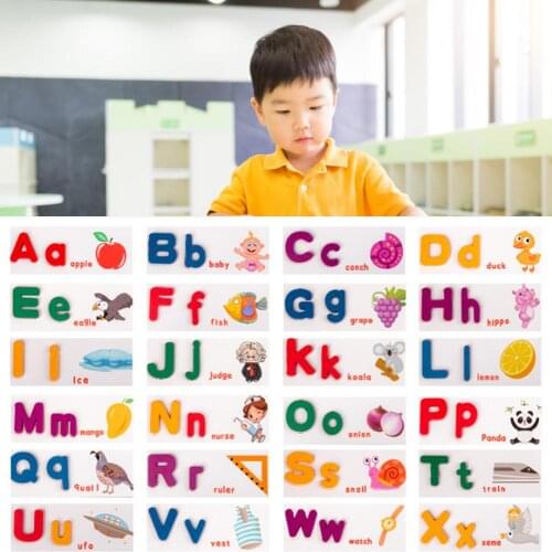 Wooden Childrens Word Spelling Game 26 English Letters Educational Toys Kindergarten Word Practice Teaching Aids
